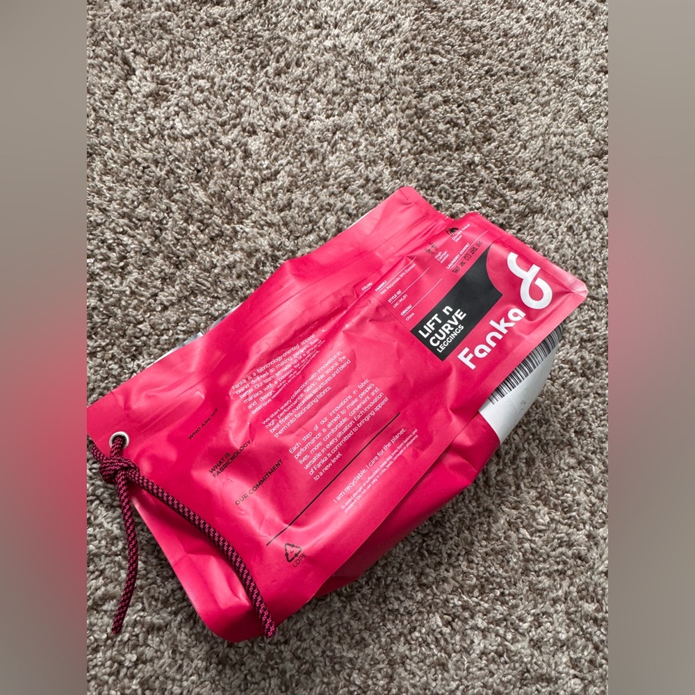 FANKA sculpt and lift shaping leggings brand new ORANGE COLOR SIZE S - Picture 3 of 8